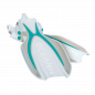 Preview: manta ray white/seablue